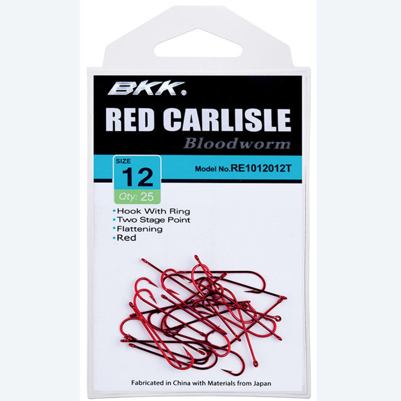 BKK Red Carlisle Bloodworm-R Hook Bulk