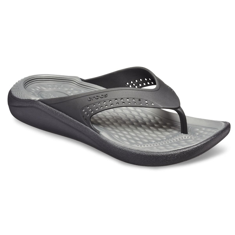 Crocs Lite Ride Flip Black Slate Grey