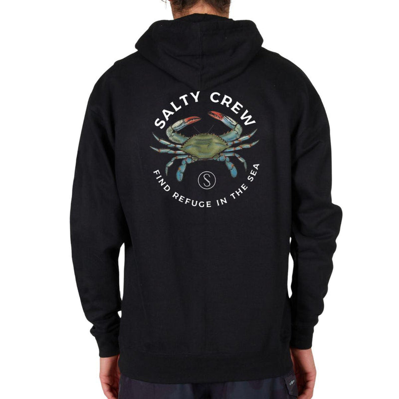 Salty Crew Blue Crabber Fleece Hood