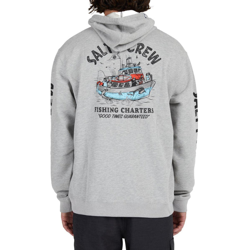 Salty Crew Fishing Charters Hooded Fleece