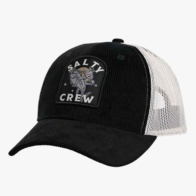 Salty Crew Rodeo Retro Trucker Cap Black