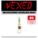 Vexed Brass Interlock Snap Swivel