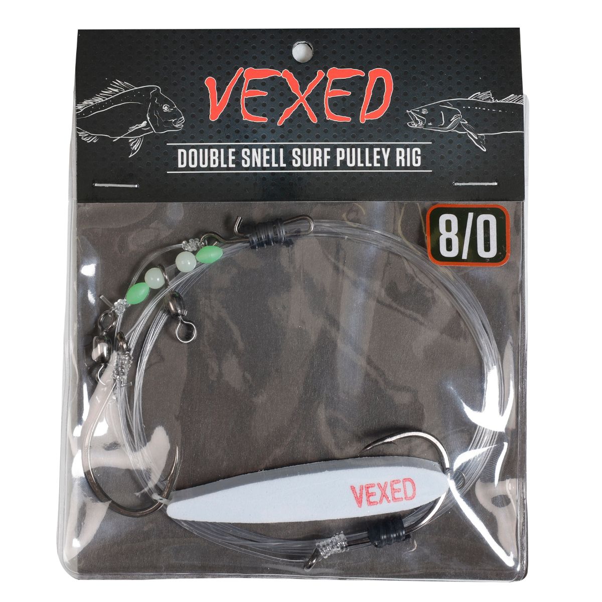 Vexed Double Snell Surf Pulley Rig - Geographe Fishing and Outdoors