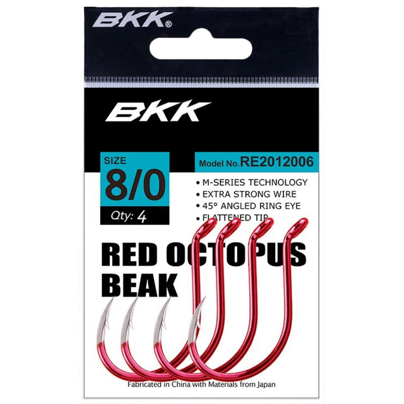 BKK Octopus Beak Hooks Red