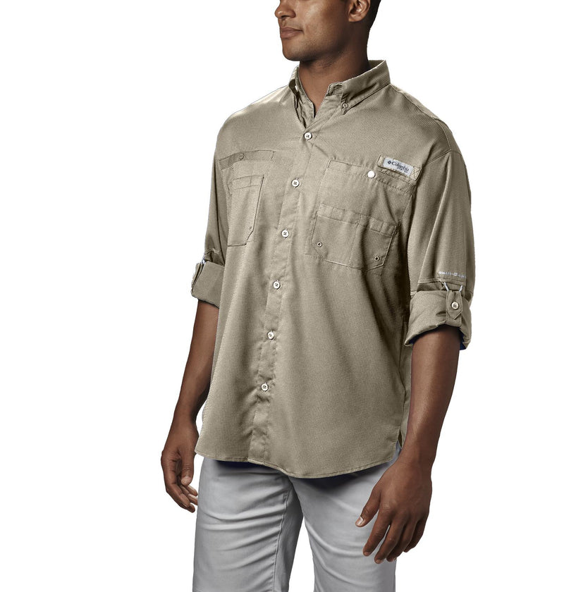 Columbia Tamiami II Long Sleeve Shirt Mens Fossil