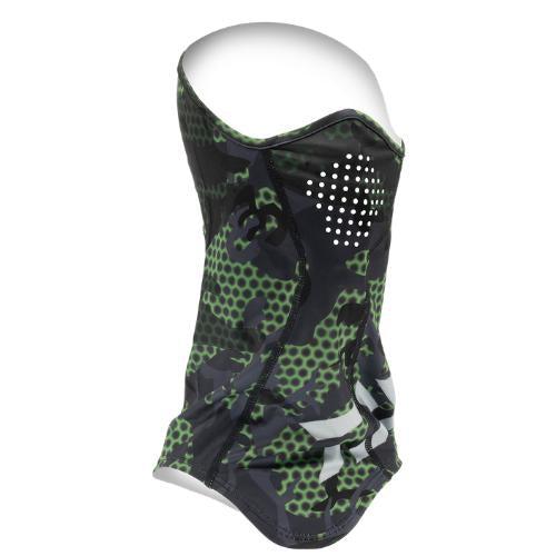 Daiwa Face and Neck Shield Dark Green Hex Camo