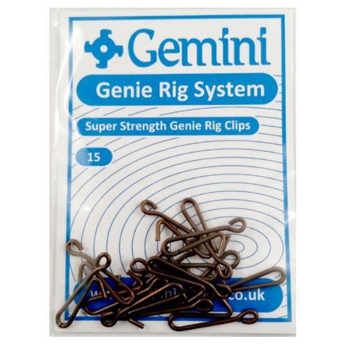 50 Pezzi OKUMA GENIE RIG LINK: Clip Per Piombo E Esca - Pesca In Mare E Fiume