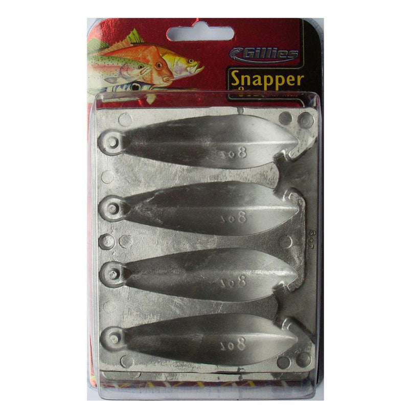 Gillies Sinker Mould Snapper 8oz