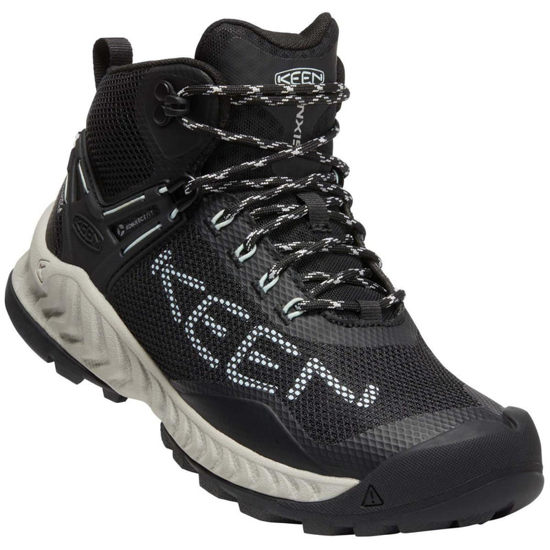 Keen Nxis Evo Mid WP Womens Black Blue Glass