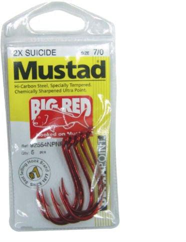 Mustad Big Red Suicide Hooks -Geographe Fishing and Outdoors