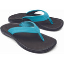 Olukai Ohana Thong Womens Blue Mist Black