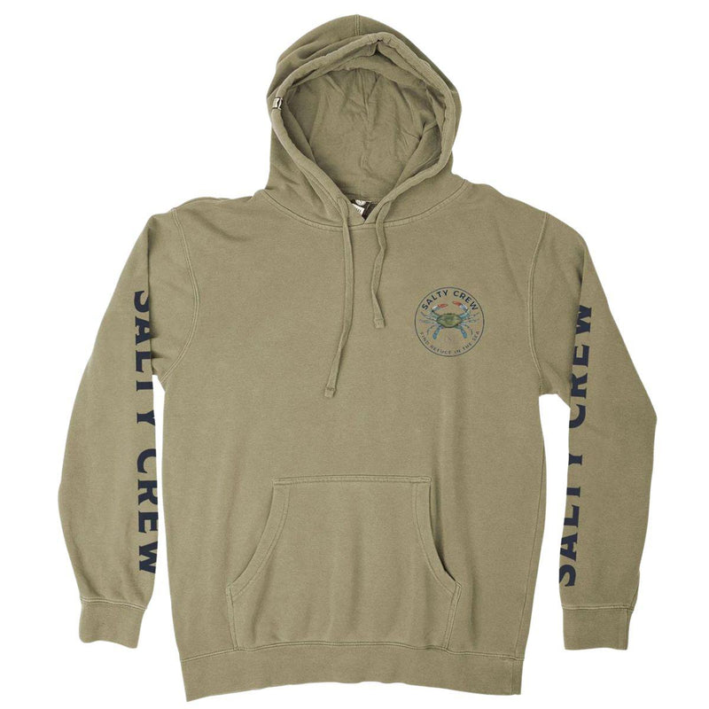 Salty Crew Blue Crabber Overdyed Fleece