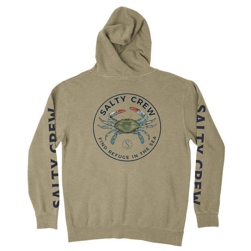 Salty Crew Blue Crabber Overdyed Fleece