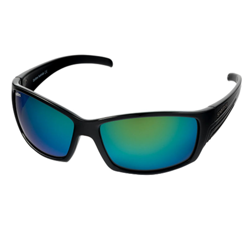 Spotters Fury Gloss Black Polarised Sunglasses