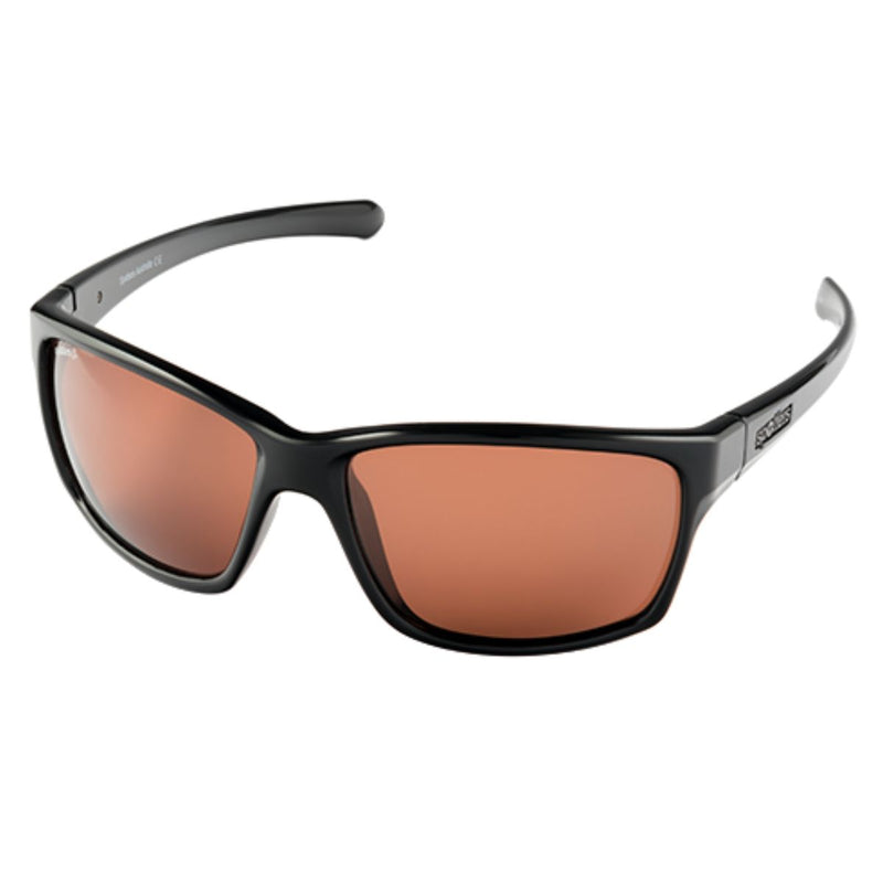 Spotters Grit Gloss Black Polarised Sunglasses