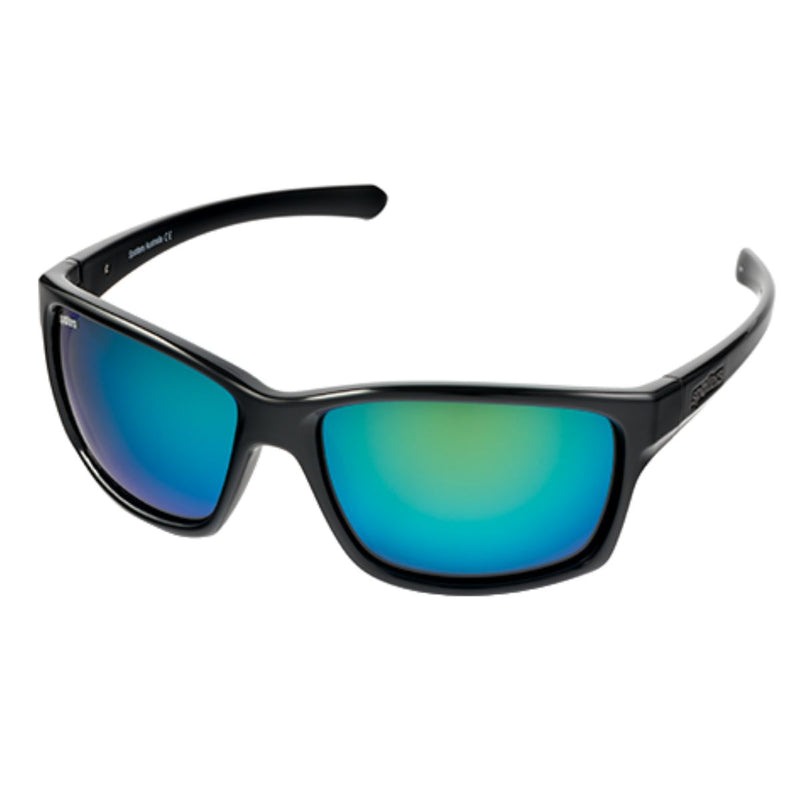 Spotters Grit Gloss Black Polarised Sunglasses