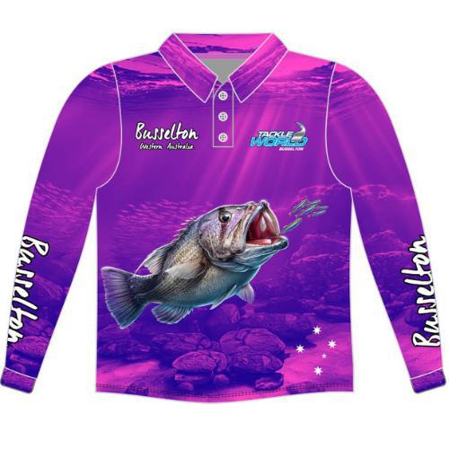 Tackle World Busselton Dhu Shirt Kids Purple