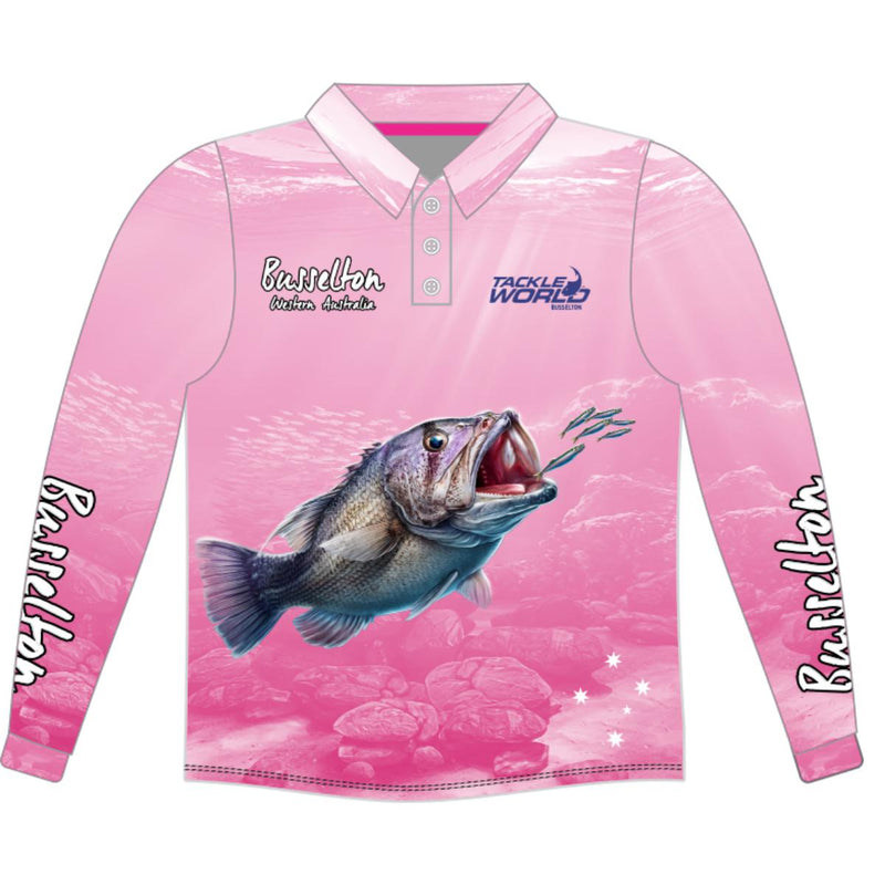 Tackle World Busselton Dhu Shirt Kids Pink